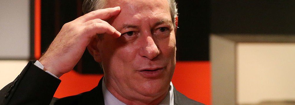 Candidato à Presidência Ciro Gomes (PDT)